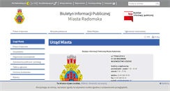 Desktop Screenshot of bip.radomsko.pl