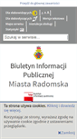 Mobile Screenshot of bip.radomsko.pl